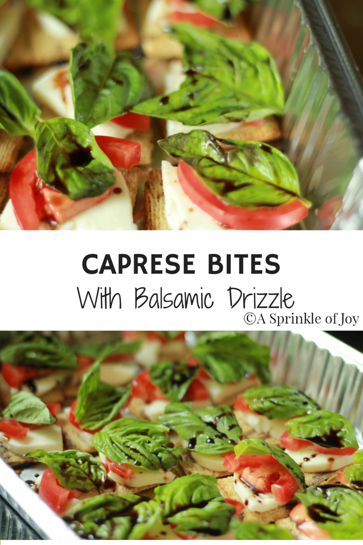 Caprese Bites - A Sprinkle of Joy