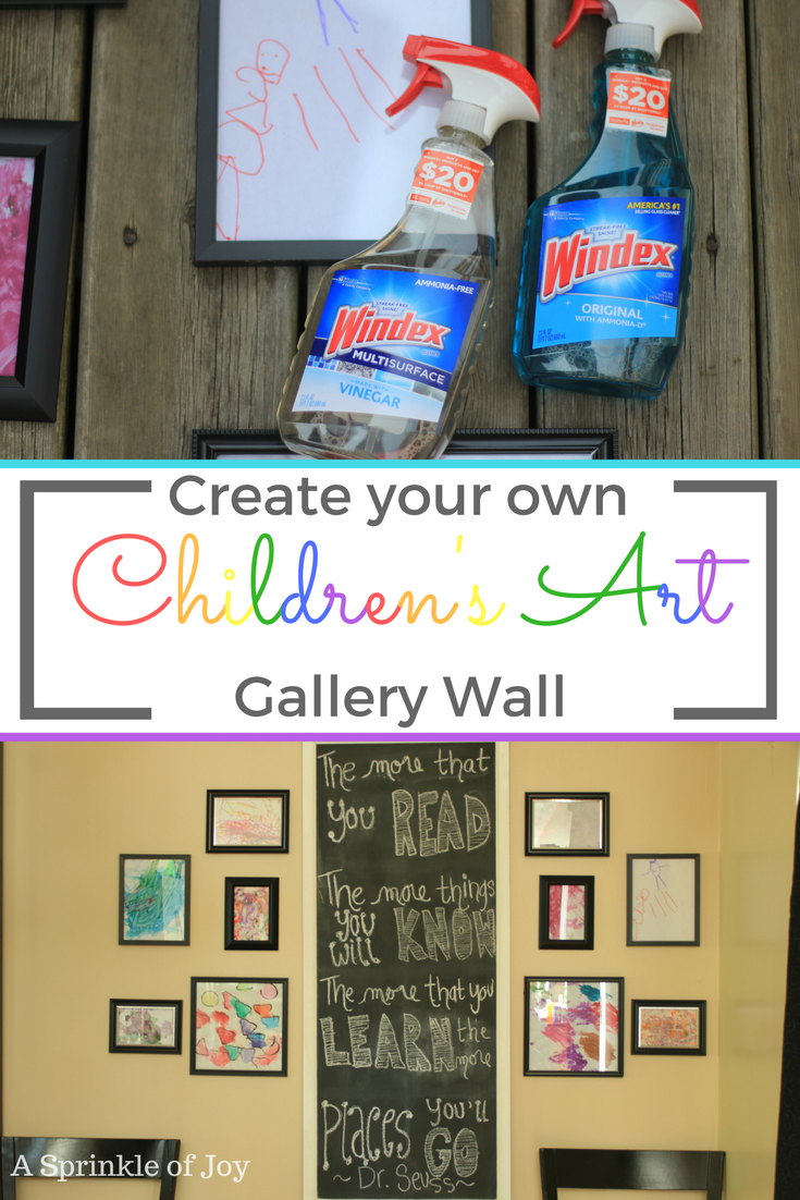 Children S Art Gallery Wall A Sprinkle Of Joy