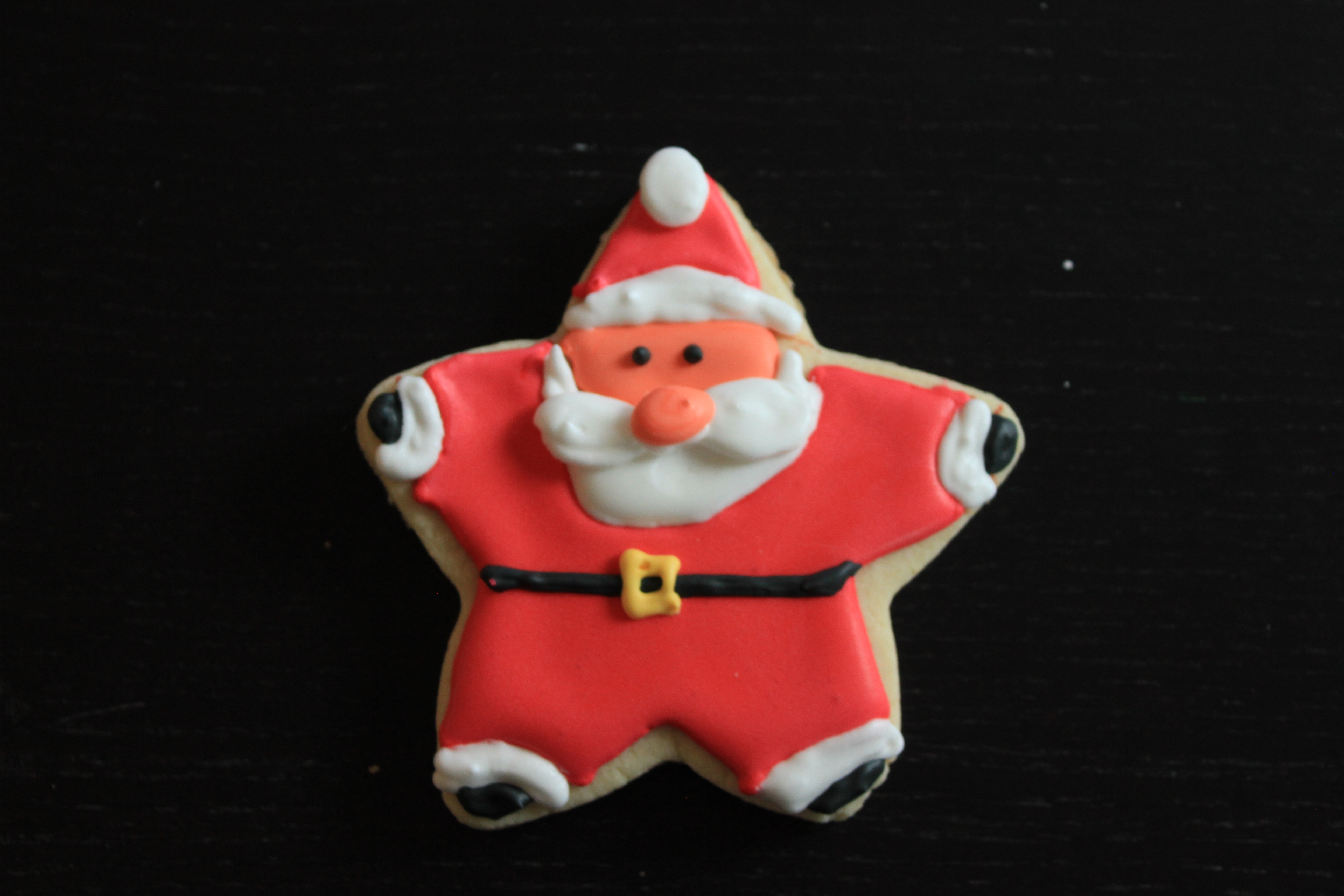How To Decorate Santa Star Cookies A Sprinkle Of Joy