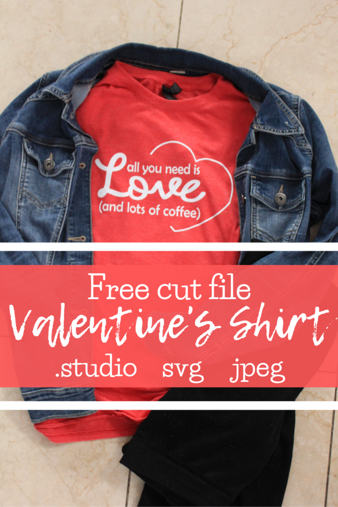 Download Free Valentine's Shirt Cut File - A Sprinkle of Joy