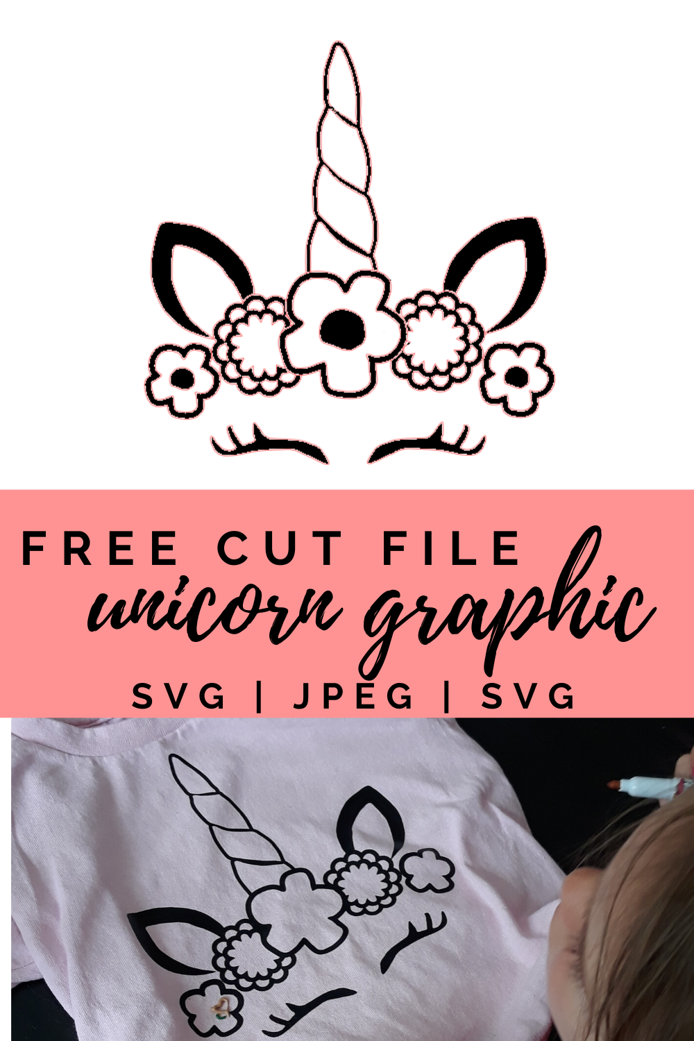 Download Free Unicorn Cut File A Sprinkle Of Joy PSD Mockup Templates